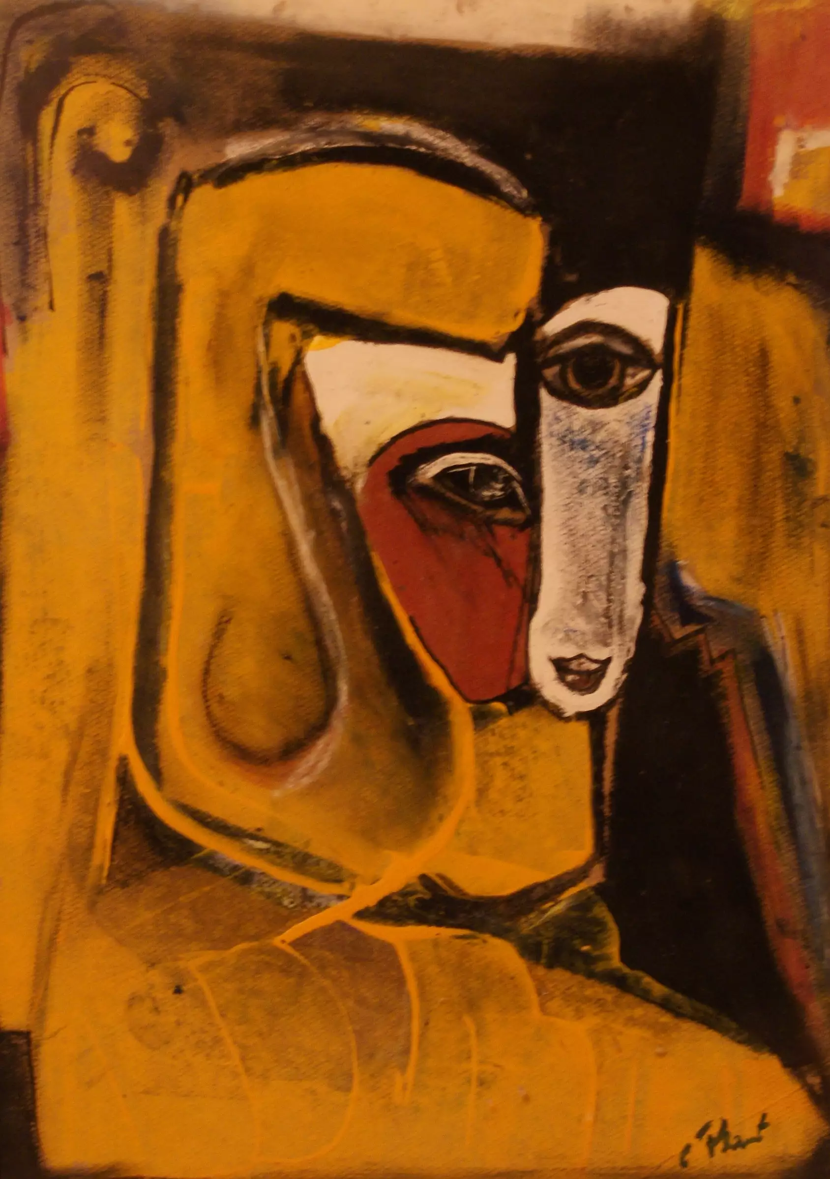 Kunstwerk "Stirn" von Erich Plant