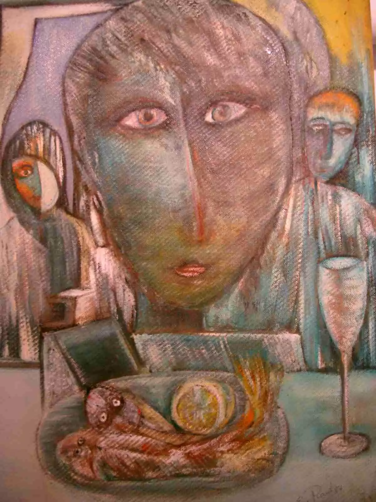 Kunstwerk "green fish" von Erich Plant