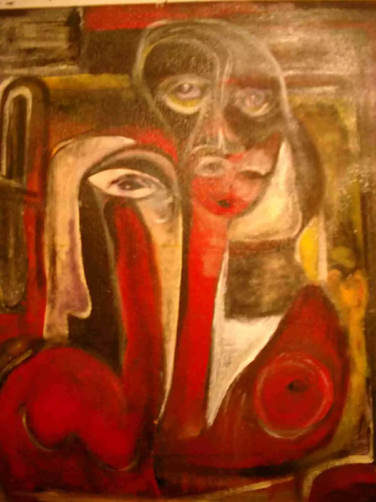 Kunstwerk "lange gesichter" von Erich Plant